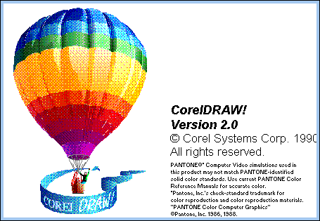 Corel Draw Version 2.0 Worked on Windows 3.1